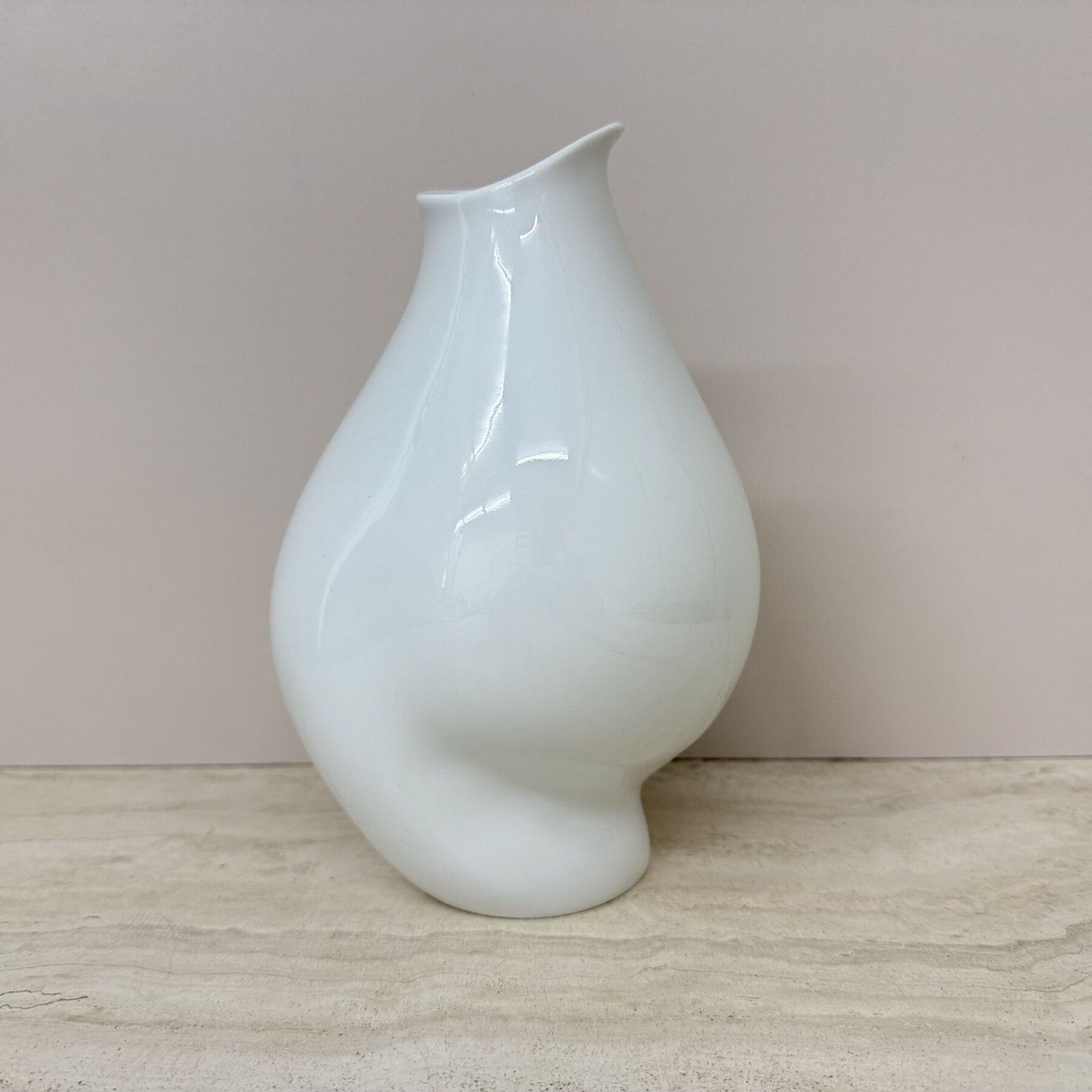 photo vintage Big Vase With The Seven Faces Of Fritz Heidenreich, Rosenthal, 1950s