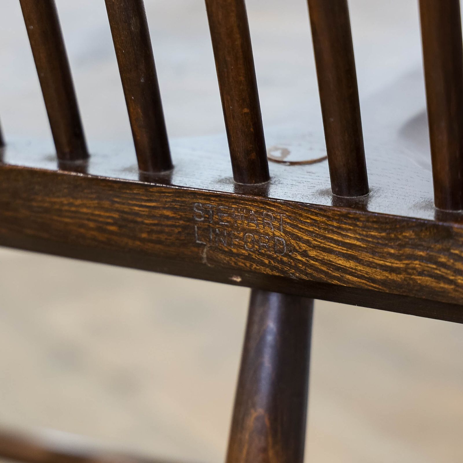 Antique Style Windsor Bench By Stewart Linford photo buy