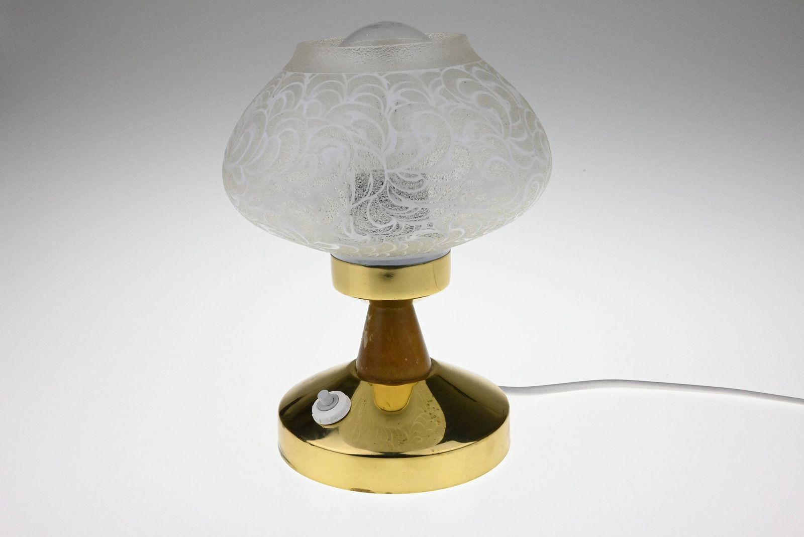 Mid Century Lamp, Desk Lamp, Bedside Lamp, Table Lamp, Mid Century Light, Glass Lamp, Bedside Light, Table Light, Retro Lighting
