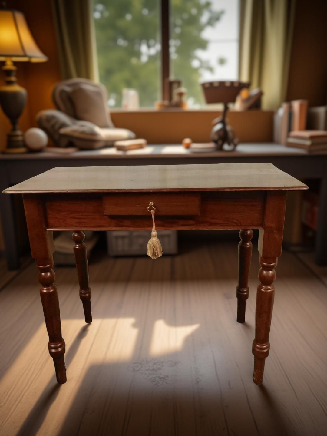 Antique Victorian Mahogany Console Table
