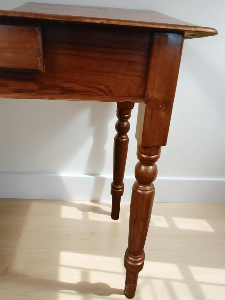 Antique Victorian Mahogany Console Table photo furniture