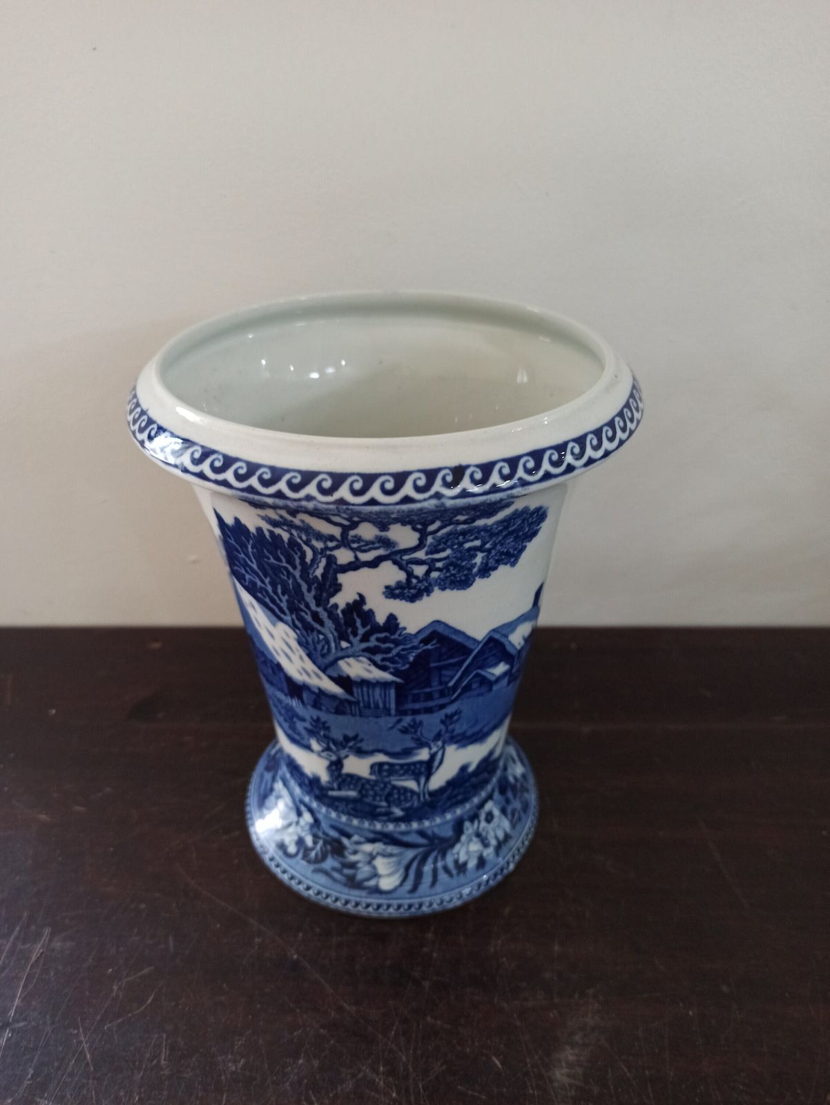 Wedgwood Rare Antique Fallow Deer Vase. Etruria. photo furniture