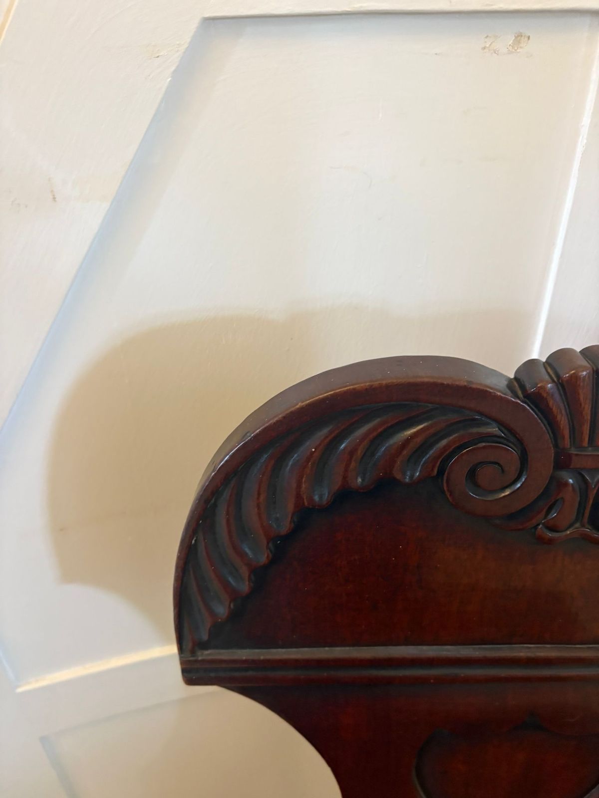 Pair Of Antique 19th Century Quality Carved Mahogany Hall Chairs photo 1595.0
