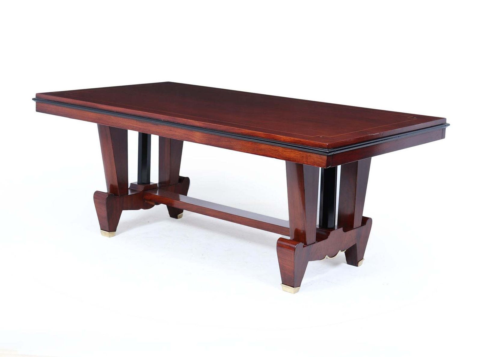 French Art Deco Dining Table By Jules Leleu C.1940