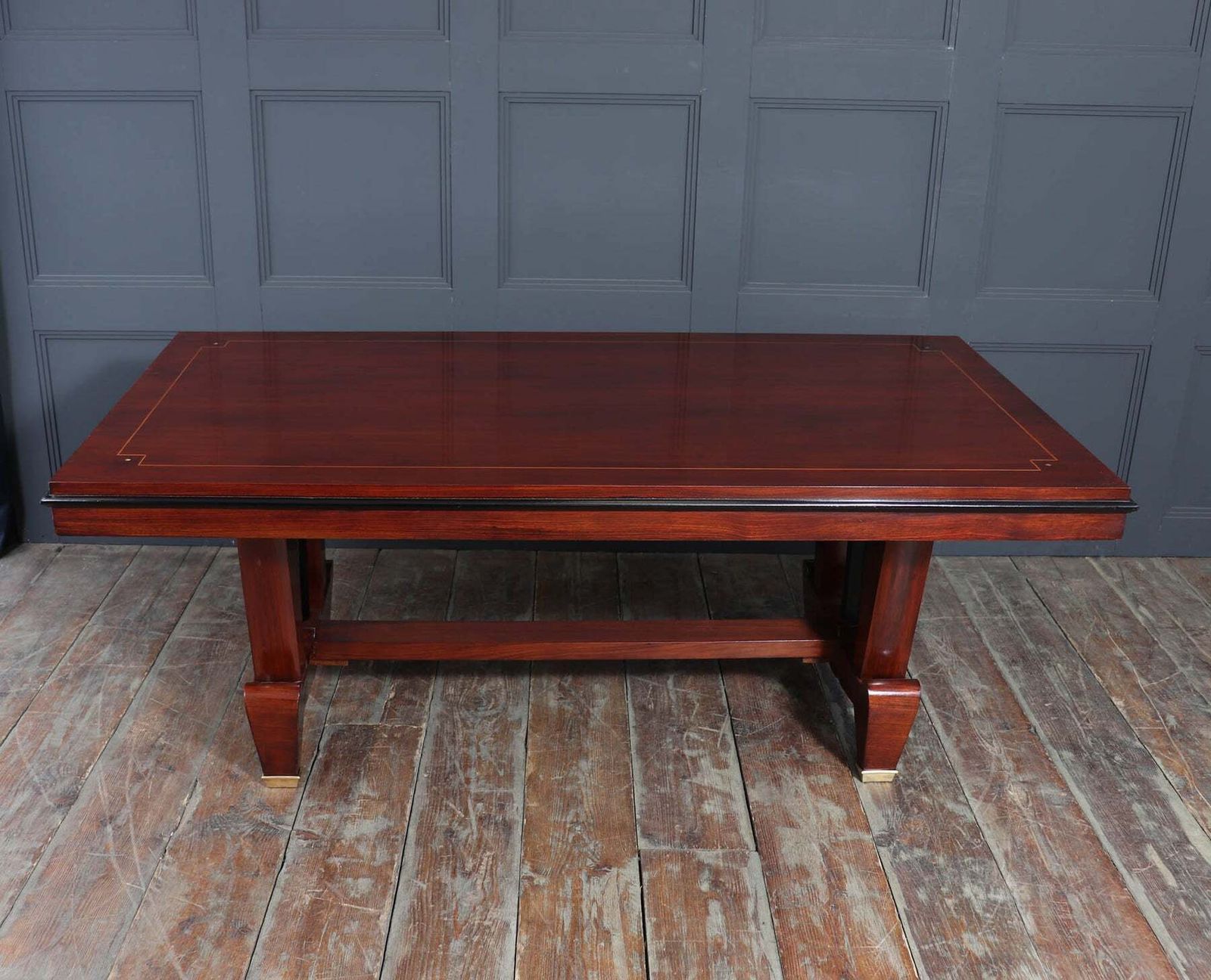 French Art Deco Dining Table By Jules Leleu C.1940 photo for sale