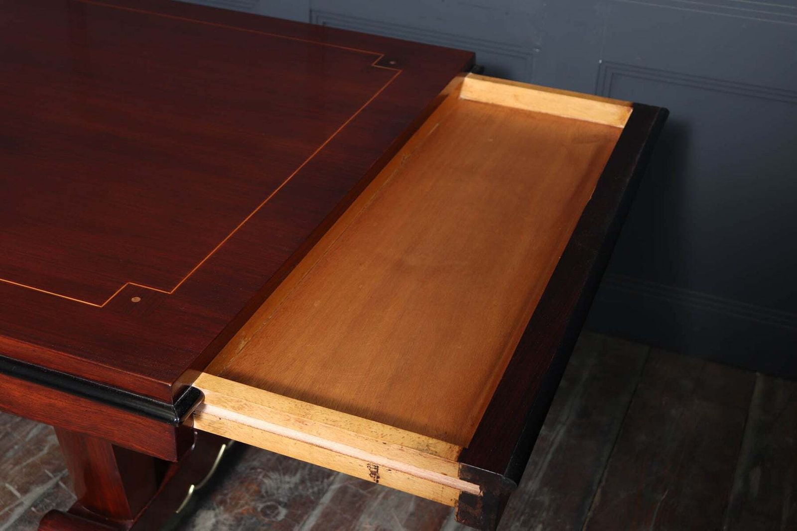 French Art Deco Dining Table By Jules Leleu C.1940 photo 2800.0