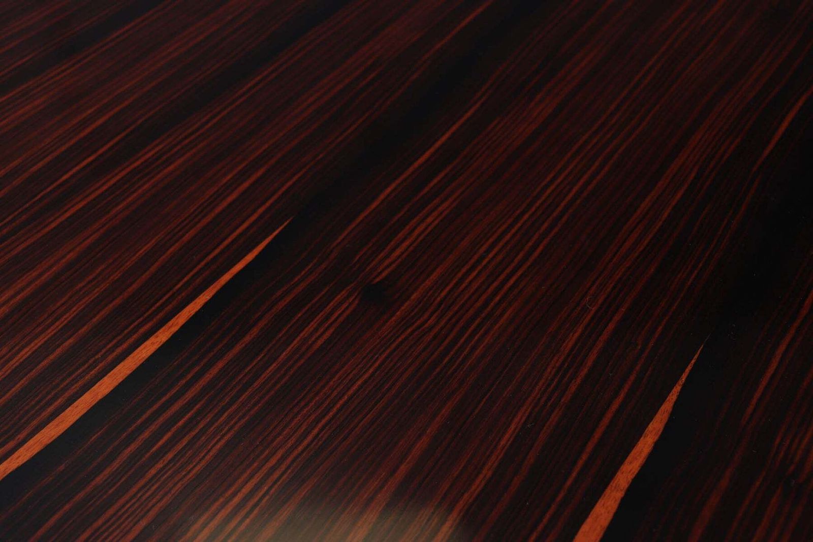 Furniture Art Deco Macassar Ebony Dining Table C.1930 photo