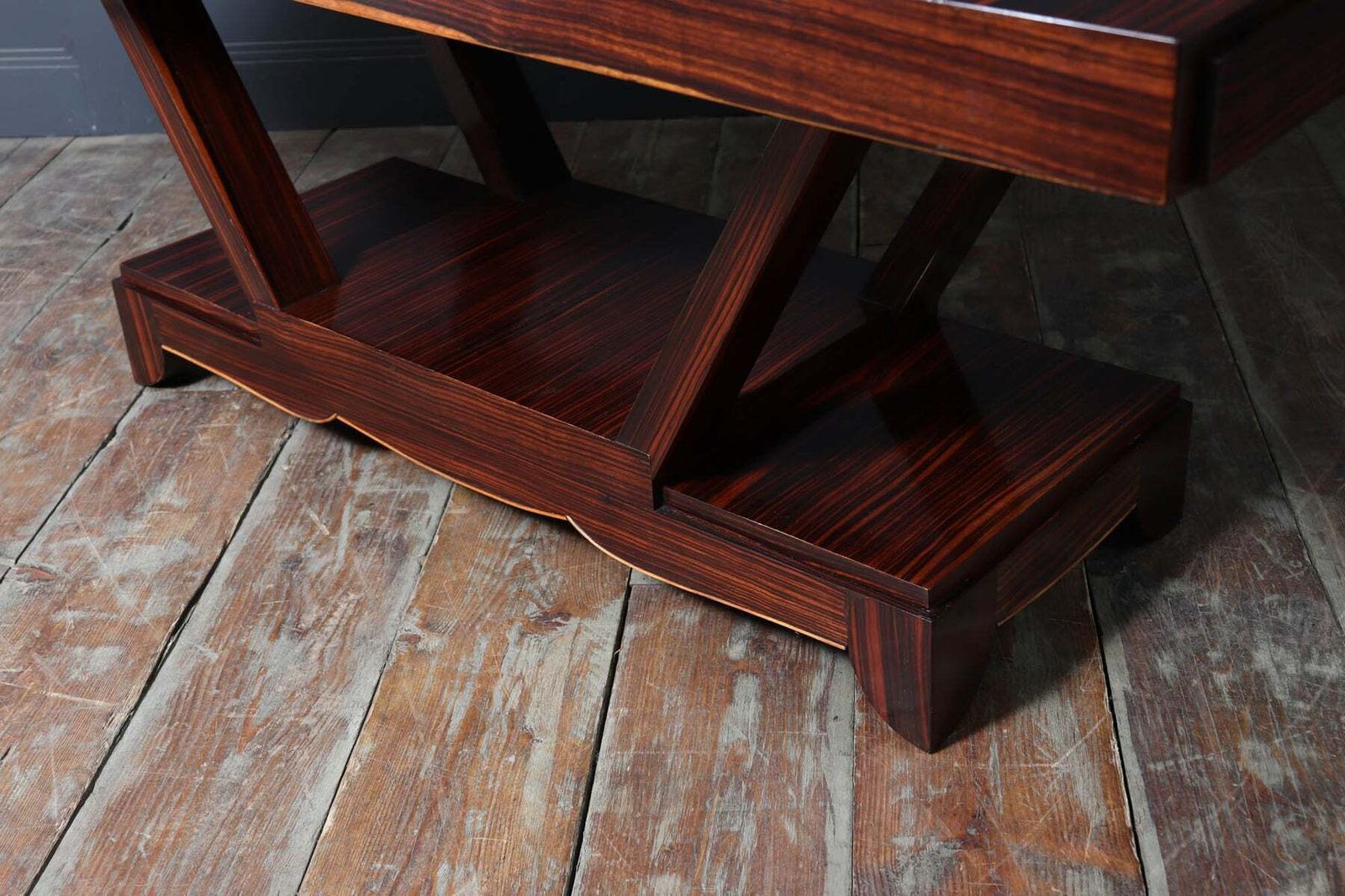 3400.0 Art Deco Macassar Ebony Dining Table C.1930 photo