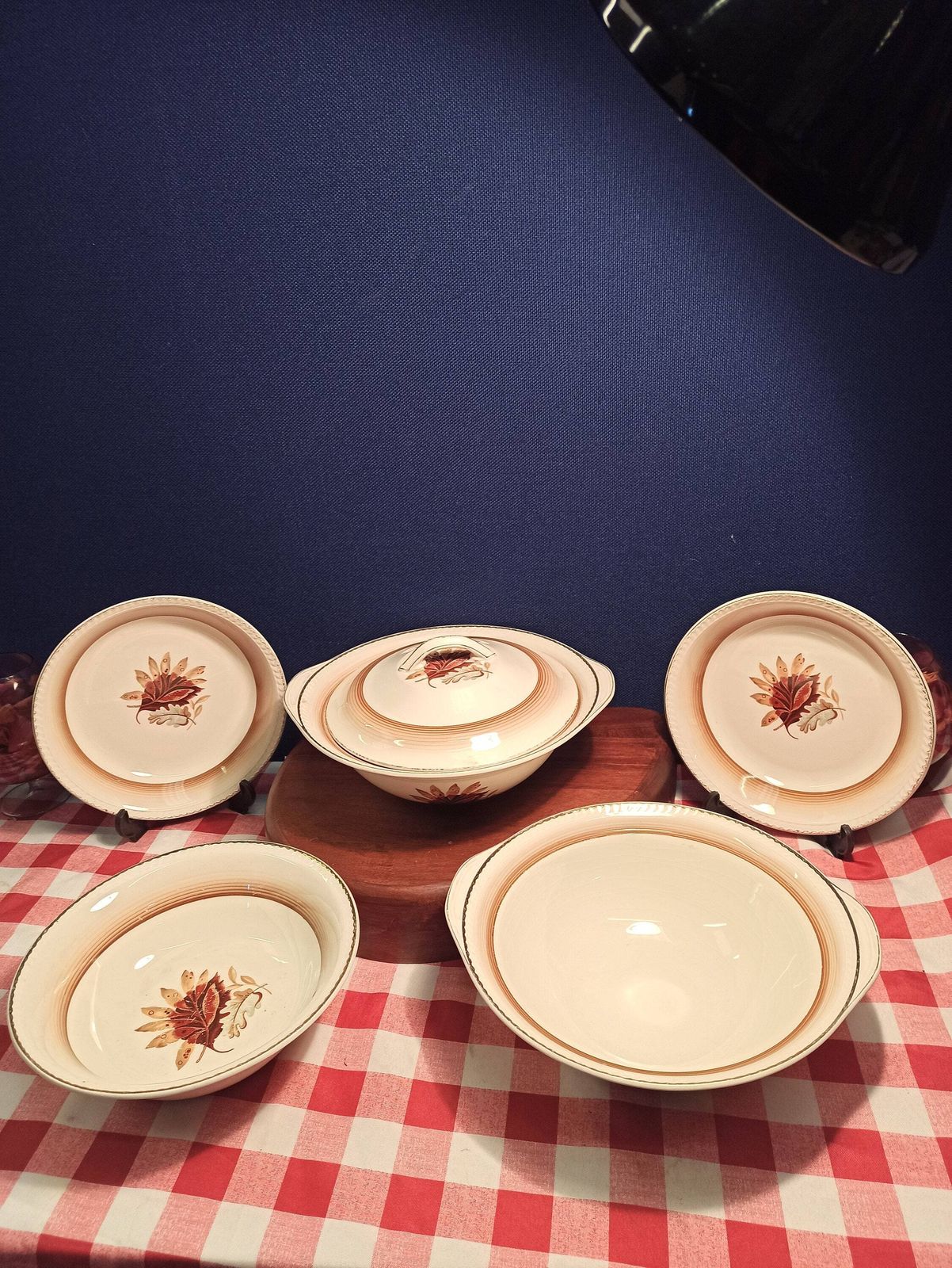Portland Pottery Cobridge Part Dinner Set. 1957. Good Condition. photo furniture