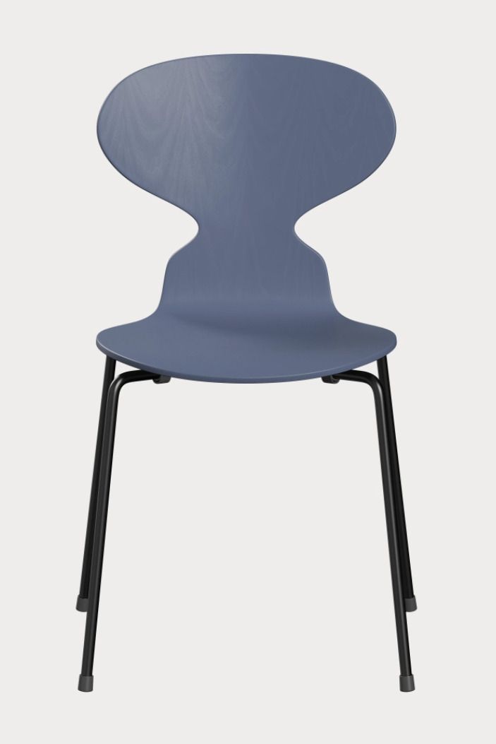 Set Of Four Fritz Hansen Ant™ 3101 Chair   Dusk Blue Coloured Ash photo furniture