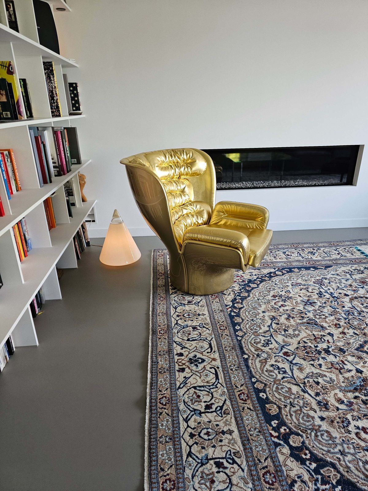 Golden Limited Edition Elda Chair By Joe Colombo For Longhi Italy No. 19/20 photo Furniture