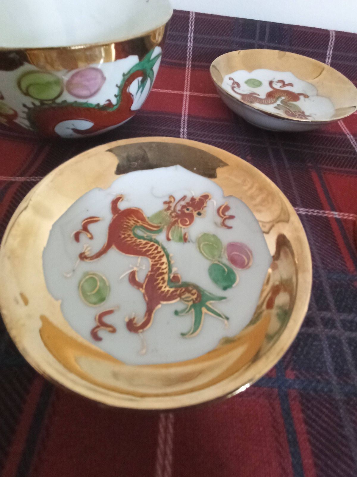 Collection Of Japanese Wares. Rice Bowls, Finger Bowls, Rice Spoons. 11 Pieces. photo buy
