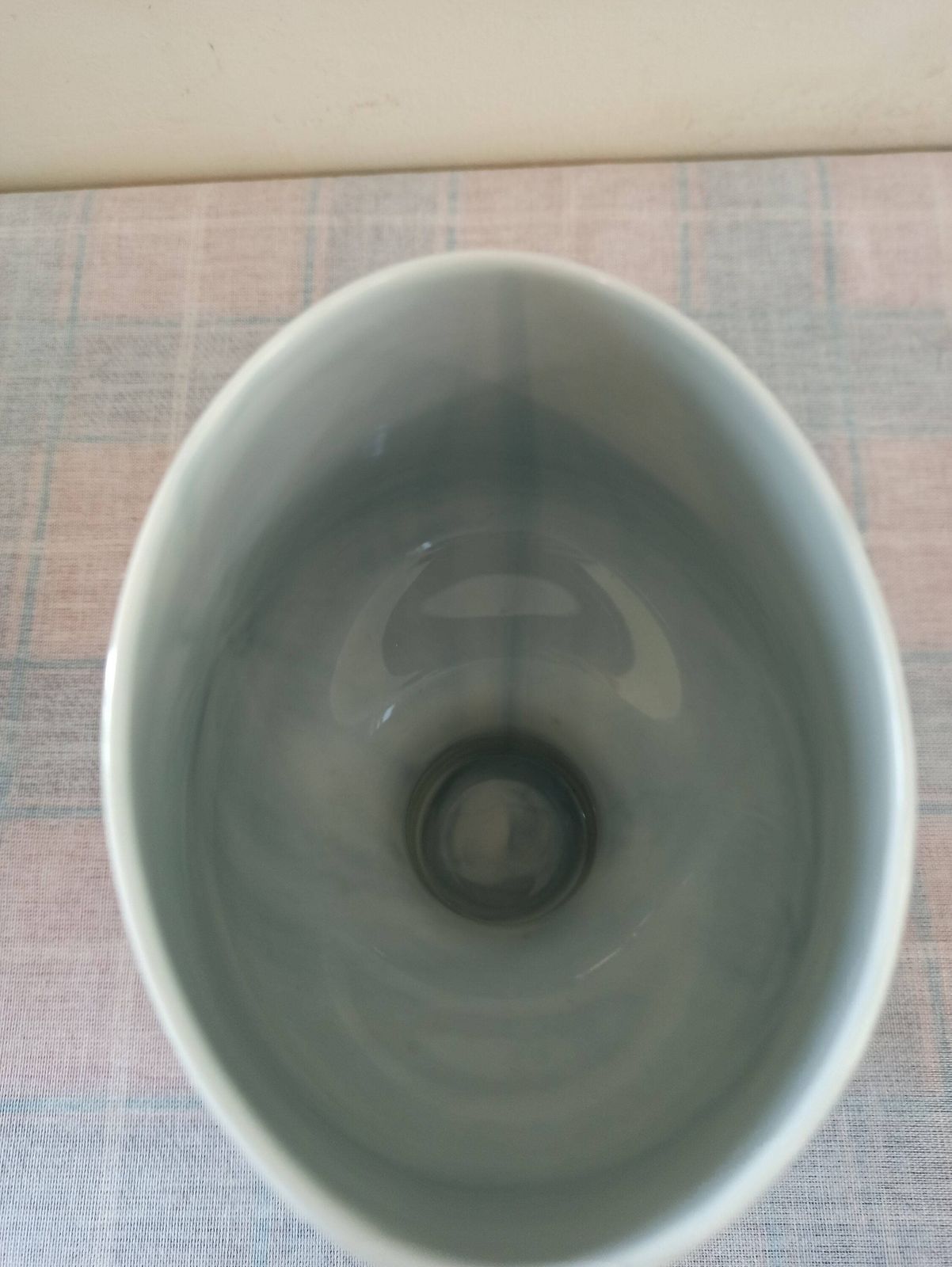 Unusual Queensberry Oval Top, Marble Goblet Vase. Modernist Design. Studio Line, Made In Germany. photo 54.0