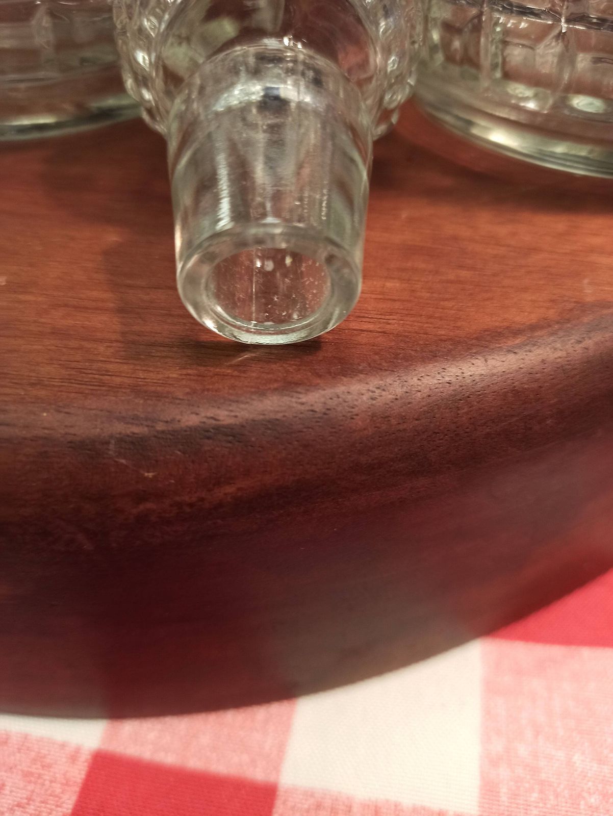 Set Of Two Carafe Decanters. C1940s. Very Good Condition. photo vinterior