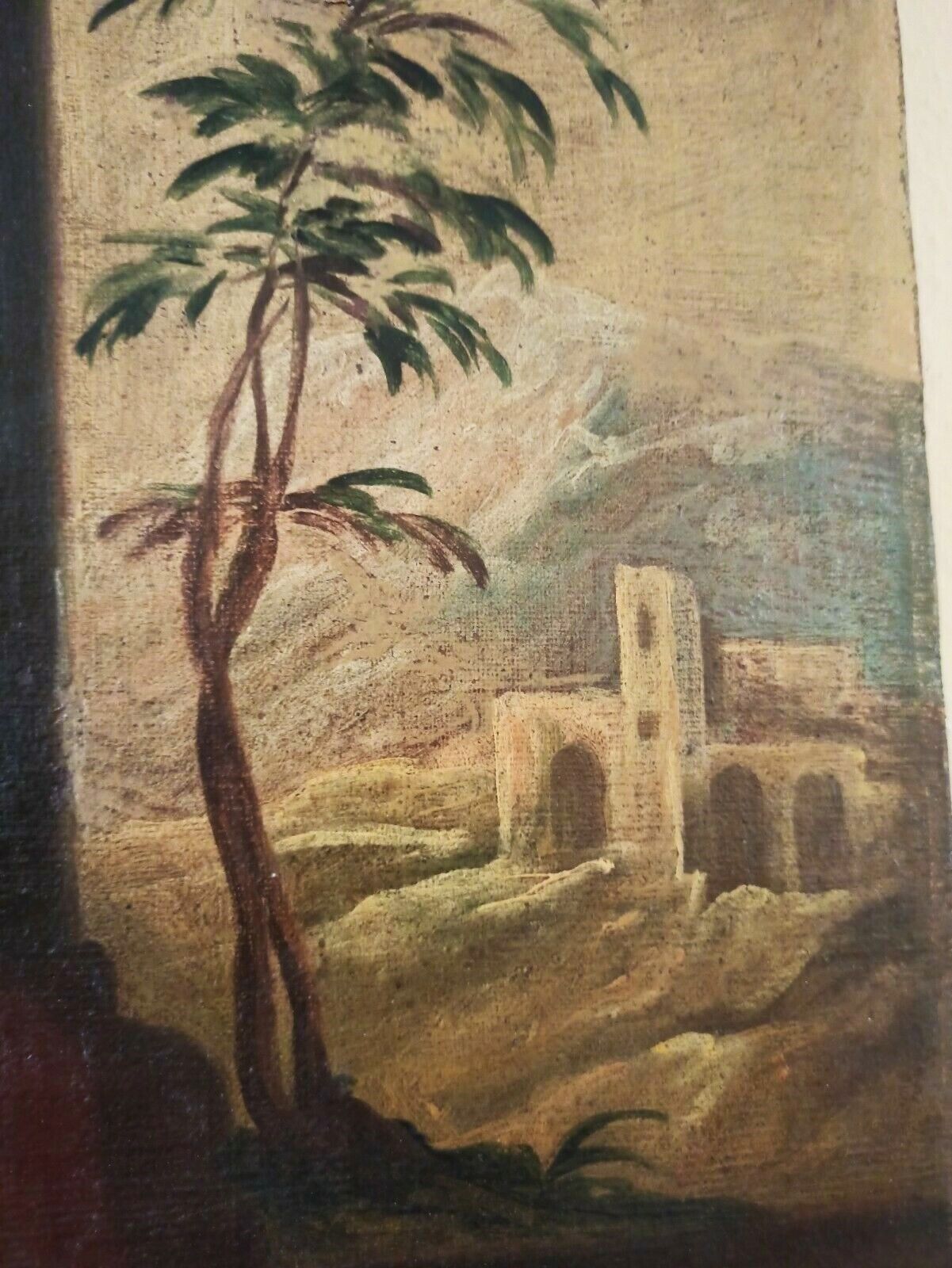 Ancient Large Painting St. Peter 17th Century Tuscan School photo vinterior