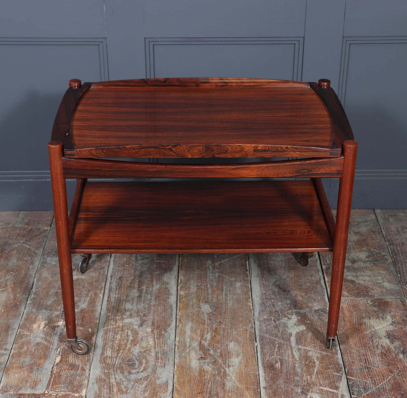 Mid Century Danish Rosewood Drinks Trolley, 1960s photo Furniture