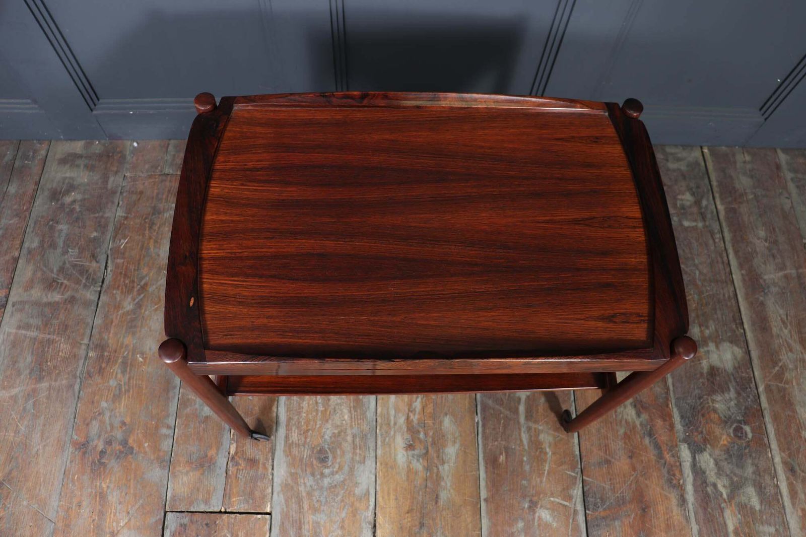 Mid Century Danish Rosewood Drinks Trolley, 1960s photo 750.0