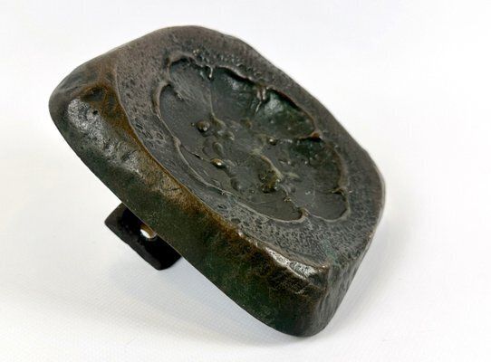 Brutalist Bronze Push And Pull Alpana Door Handle, 1970s photo Home Fixtures