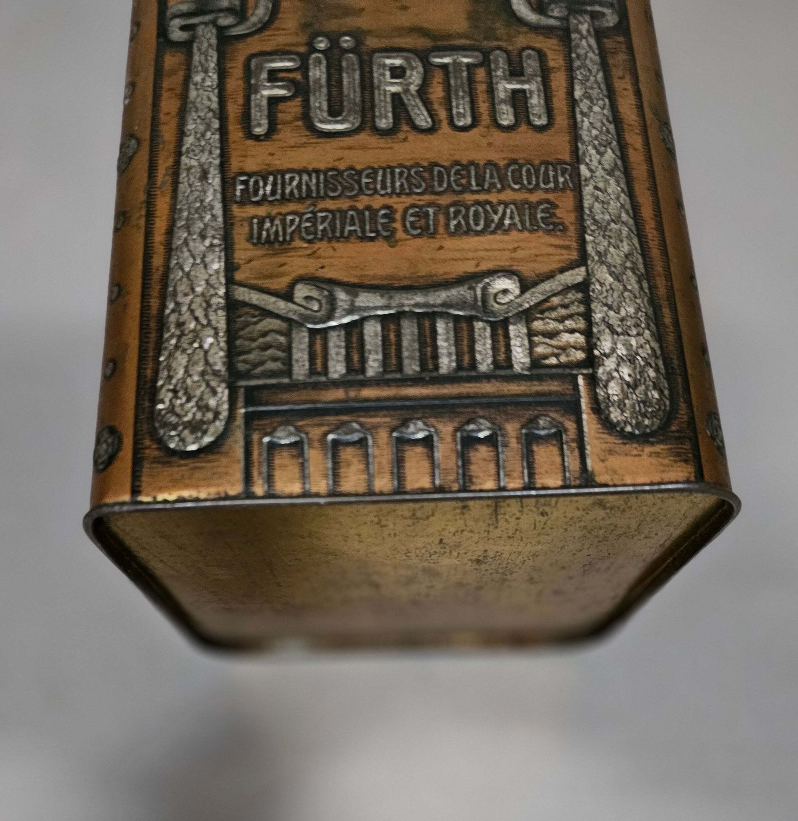 Rare Vintage Fürth Vintage Candy / Cookies Box France 1940s photo vintage
