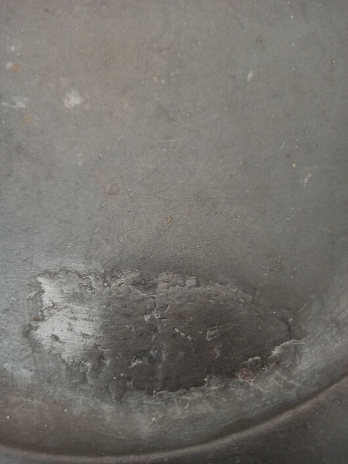 Heavy Antique Pewter Plate. Early To Mid 1700s. J Watts. Very Rare. London Pewter. photo for sale
