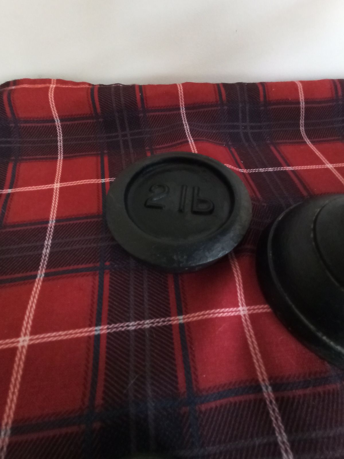 Black Kitchen Scales. With Weights. Good Overall Condition. photo buy