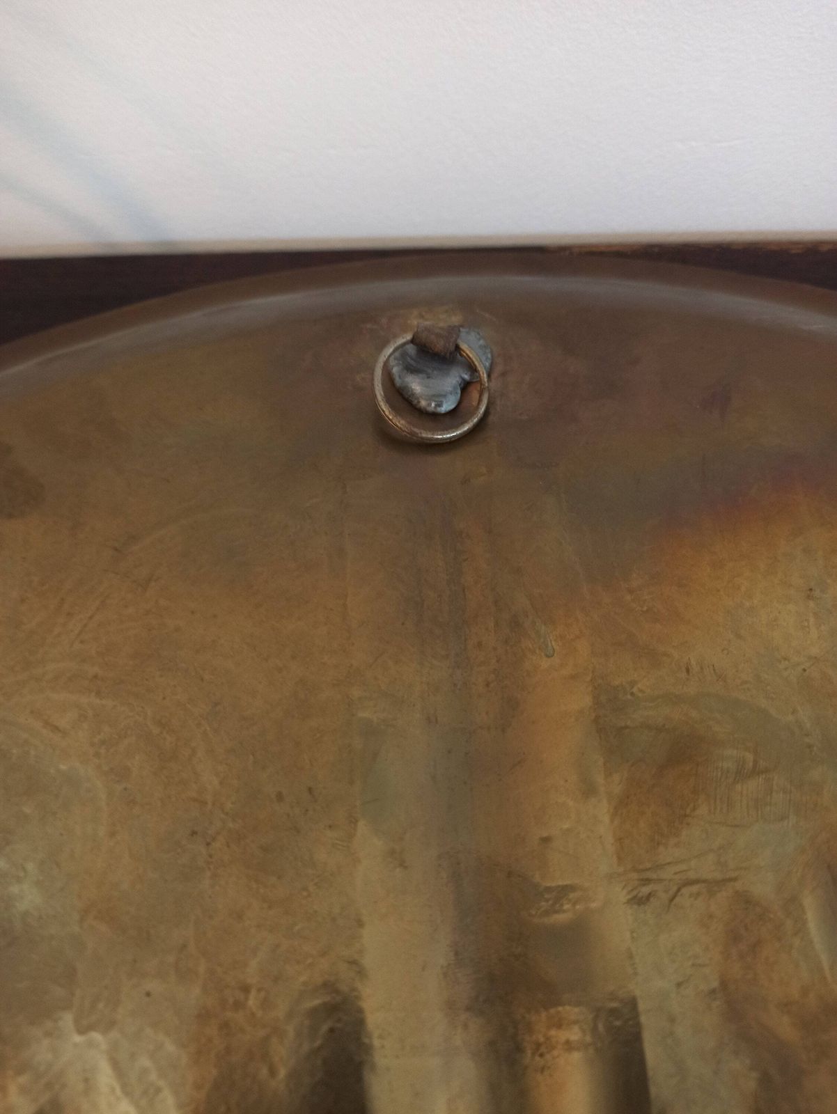 photo furniture Antique Brass Egyptian Wall Plate. Very Good Condition. 49.5cm Diameter