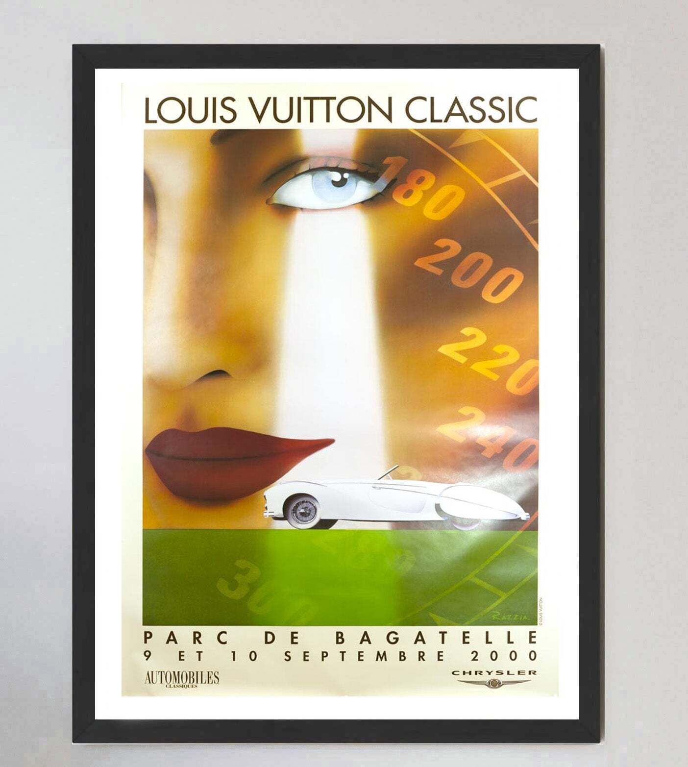 Louis Vuitton Bagatelle 2000   Razzia Original Vintage Poster photo furniture