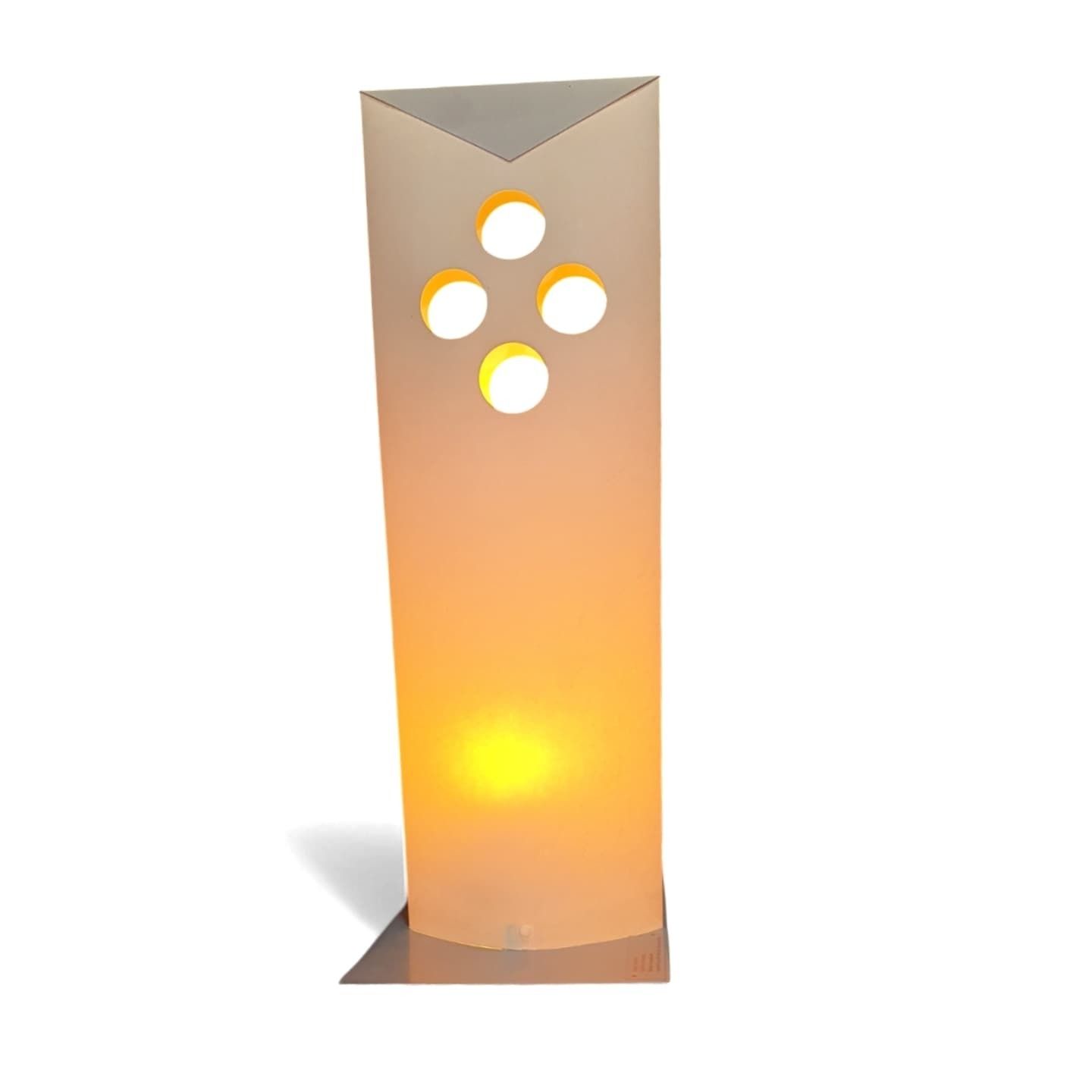 Lighting 4 X Danish Bala Bonbori Leuchte Betrieb Table Lamp / Design Zentrum Nordrhein Westfalen / Incredible Rare. Paper Lampshade. 52 Cm X 18 Cm #Bala #Bonbo photo