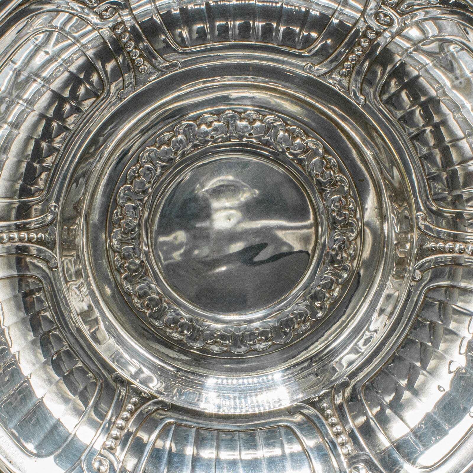 photo for sale Antique Bonbon Dish, English, Silver Plate, Serving Bowl, Edwardian, Circa 1910