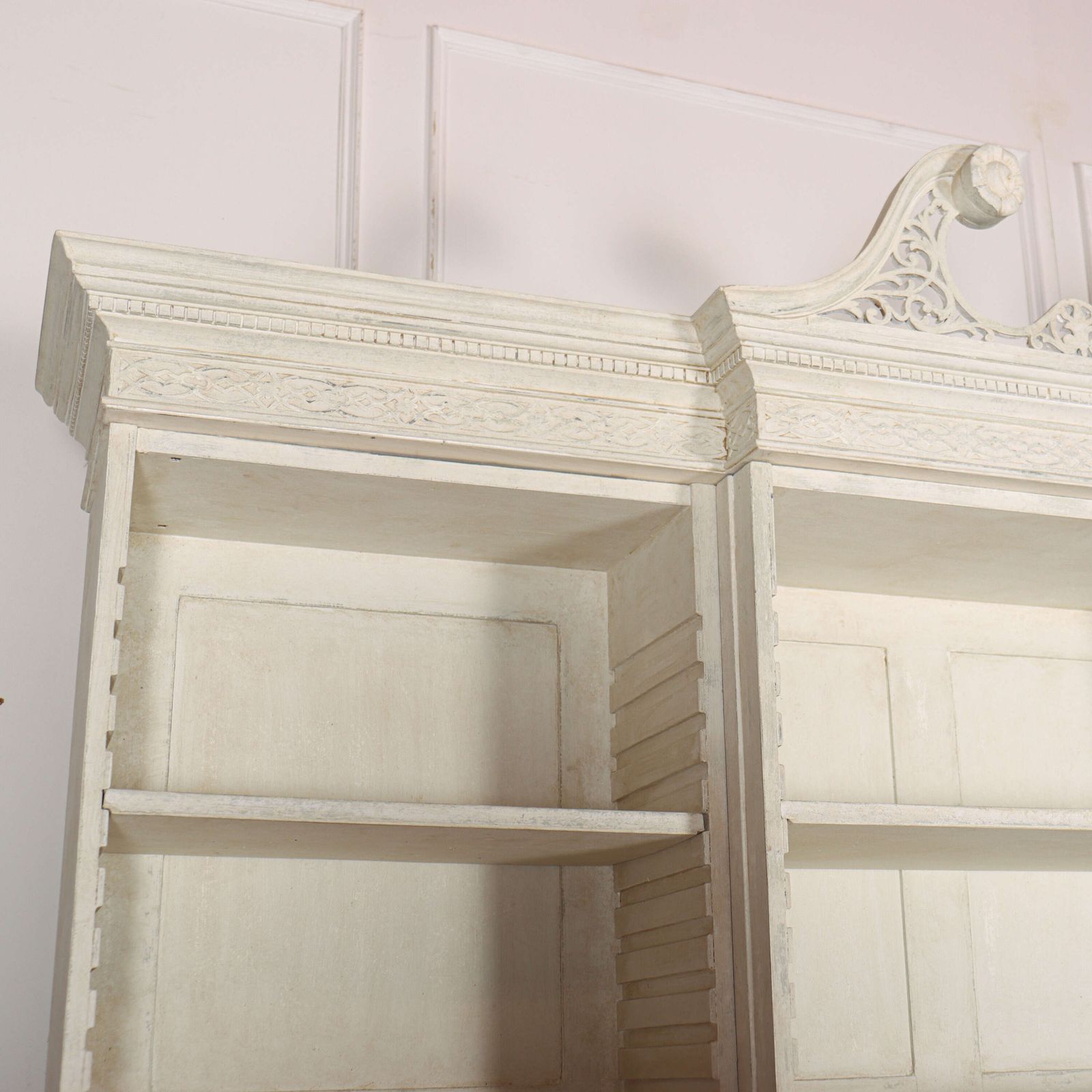 photo buy English Breakfront Library Bookcase
