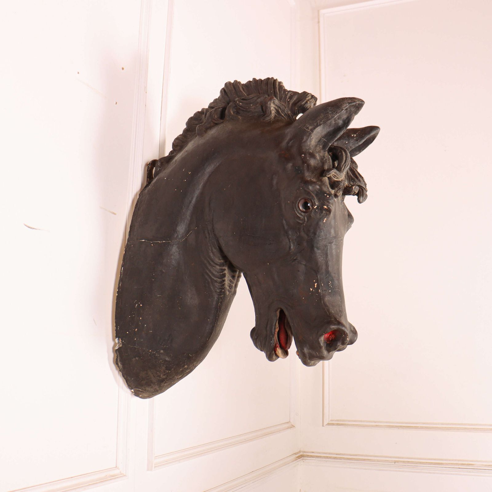 19th Century Spanish Horses Head