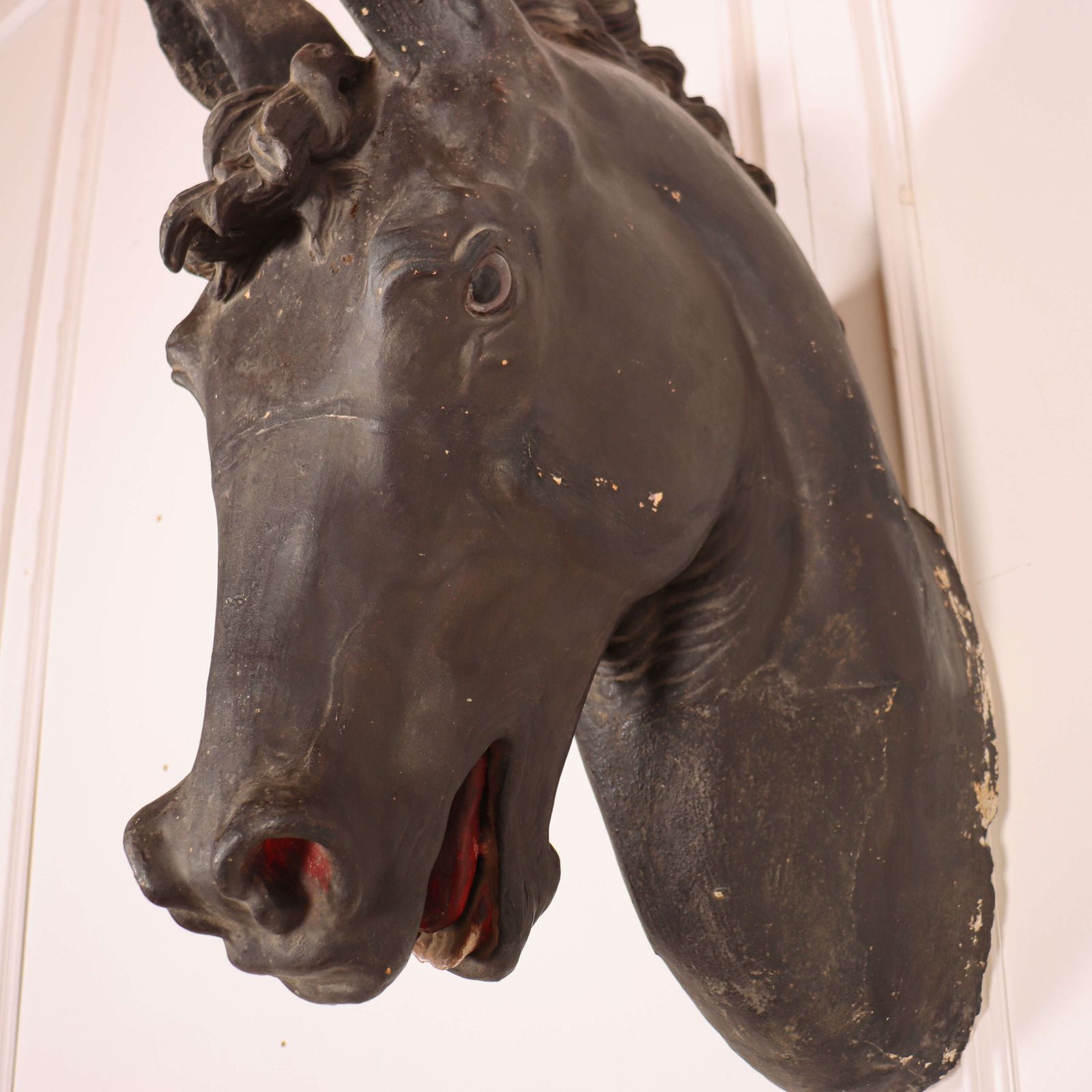 photo vinterior 19th Century Spanish Horses Head