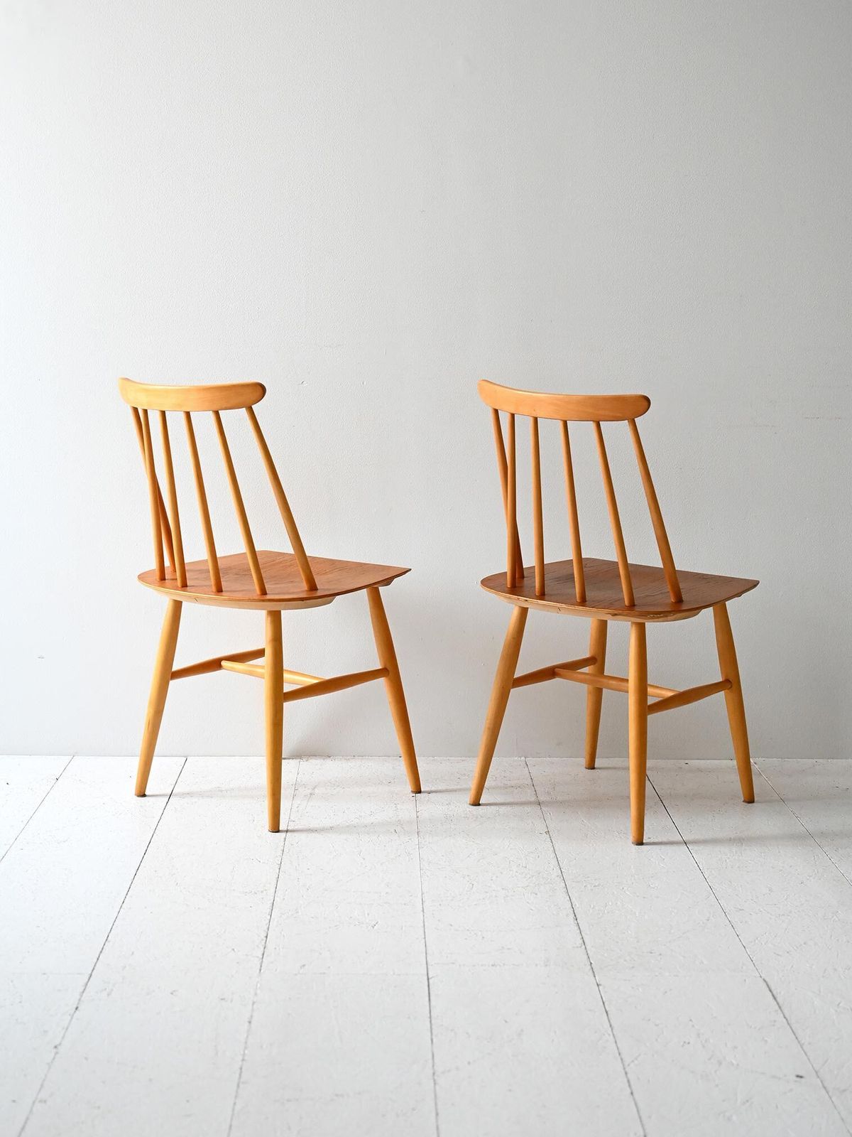 Original Pair Of Fanett Chairs From The 1950s photo for sale