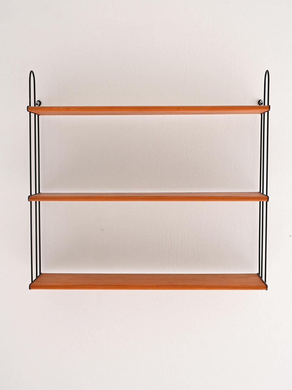 Vintage Scandinavian “Hylla” From The 1960s In Oak And Iron photo furniture
