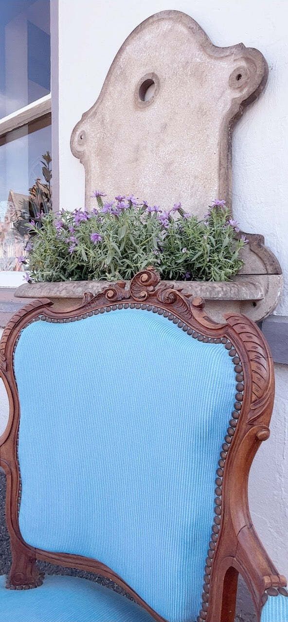 Pair French Louis XV Upholstered Armchairs photo 650.0