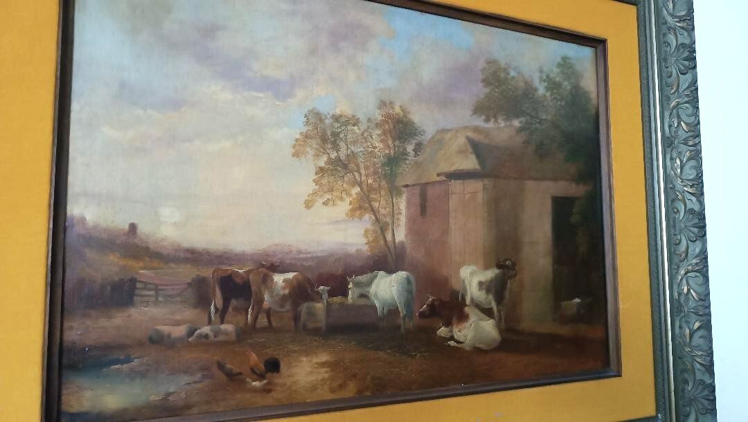 19th Century English School Oil On Canvas photo Art