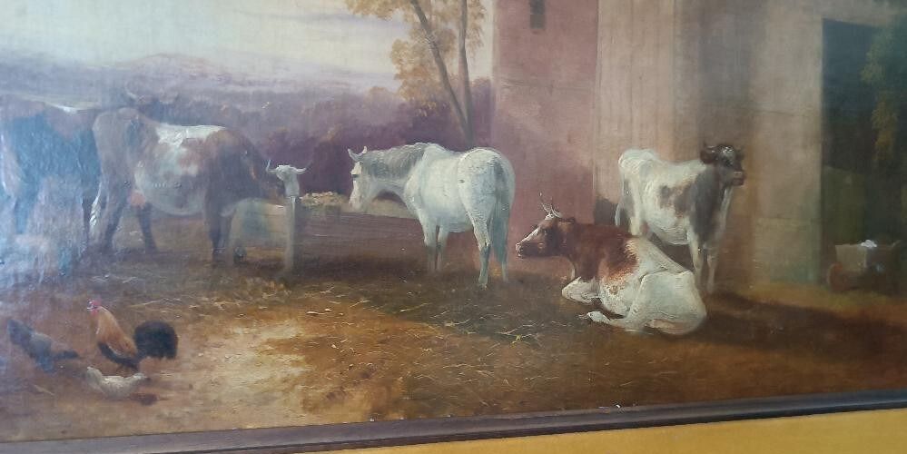 19th Century English School Oil On Canvas photo vinterior