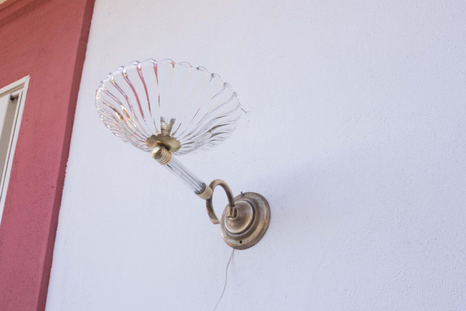 Lighting Set Of 2 Wall Light Sconces By Barovier & Toso Glass Murano, Italy, 1950 photo