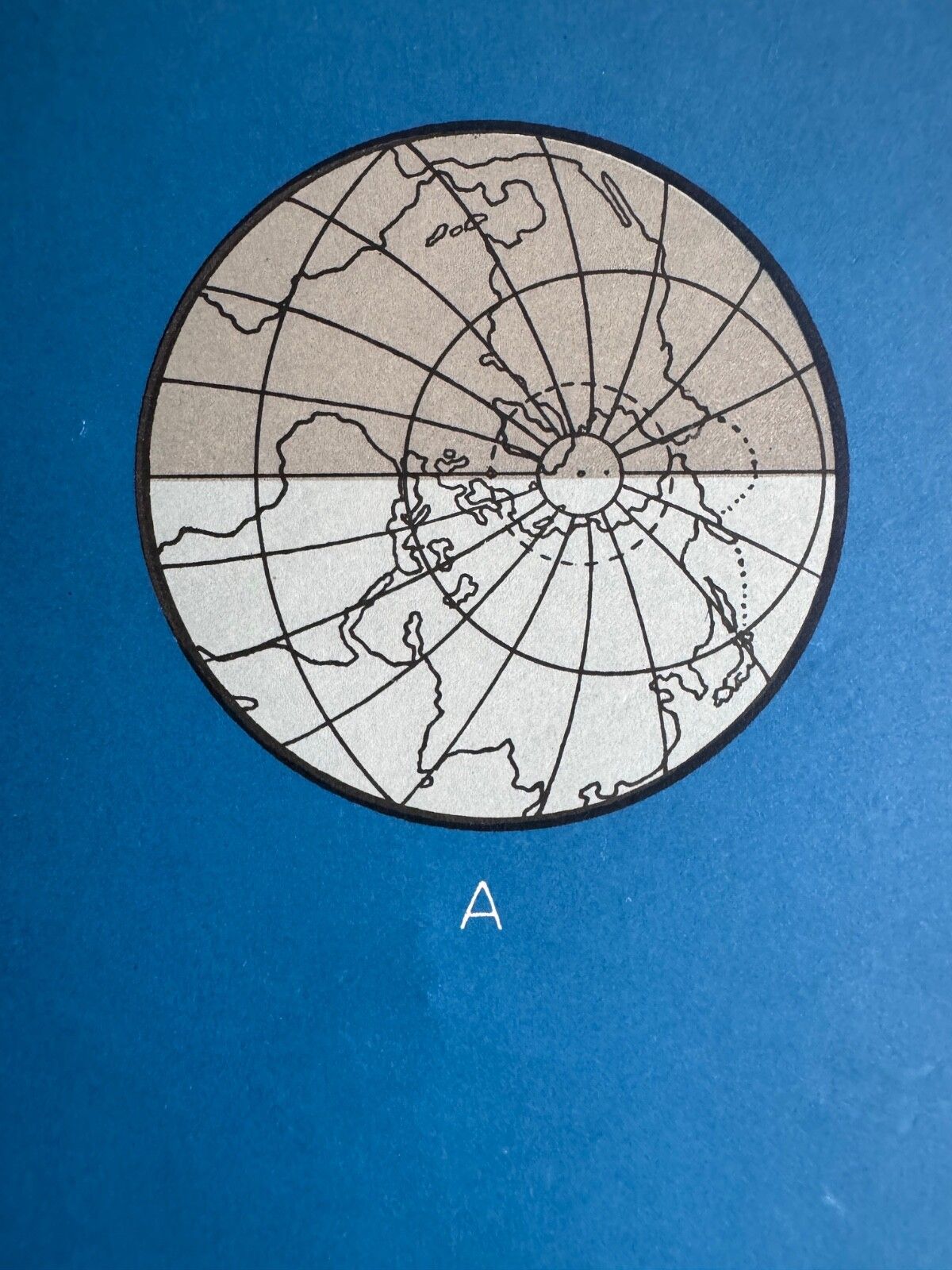 photo vintage Vintage School Chart Earths Annual Revolution  Educational Wall Chart Astronomy