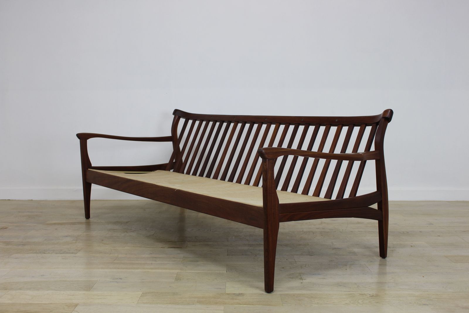 Furniture Toothill Lynton Teak 3 Seat Sofa photo