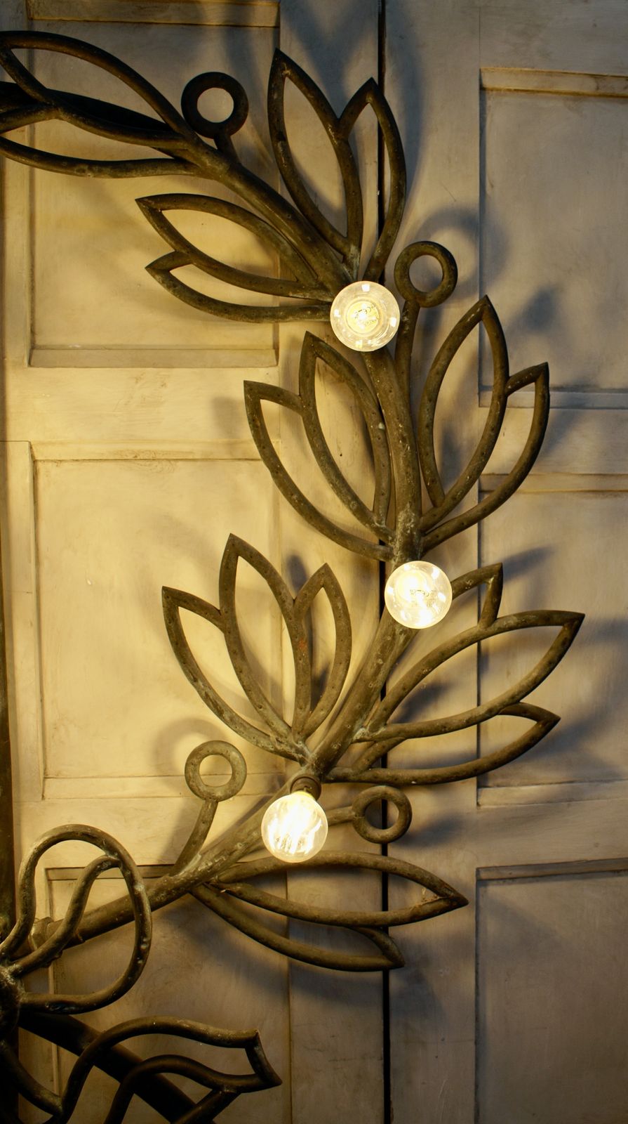 Antique Copper Architectural Element Wall Light photo vinterior
