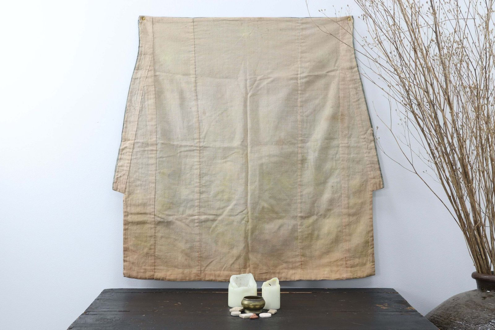 Mid 19th Century Japanese Child's Kimono Yuzen Fukusa photo furniture