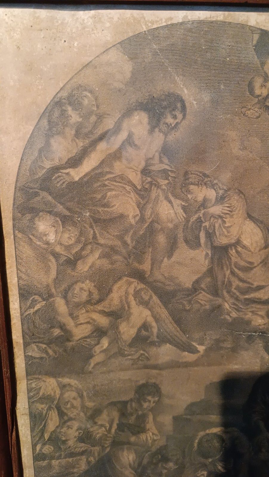 Engraving Of 700 "Inc.Jacob Frey" Biblical Scene Saint Petronilla 1731 photo for sale