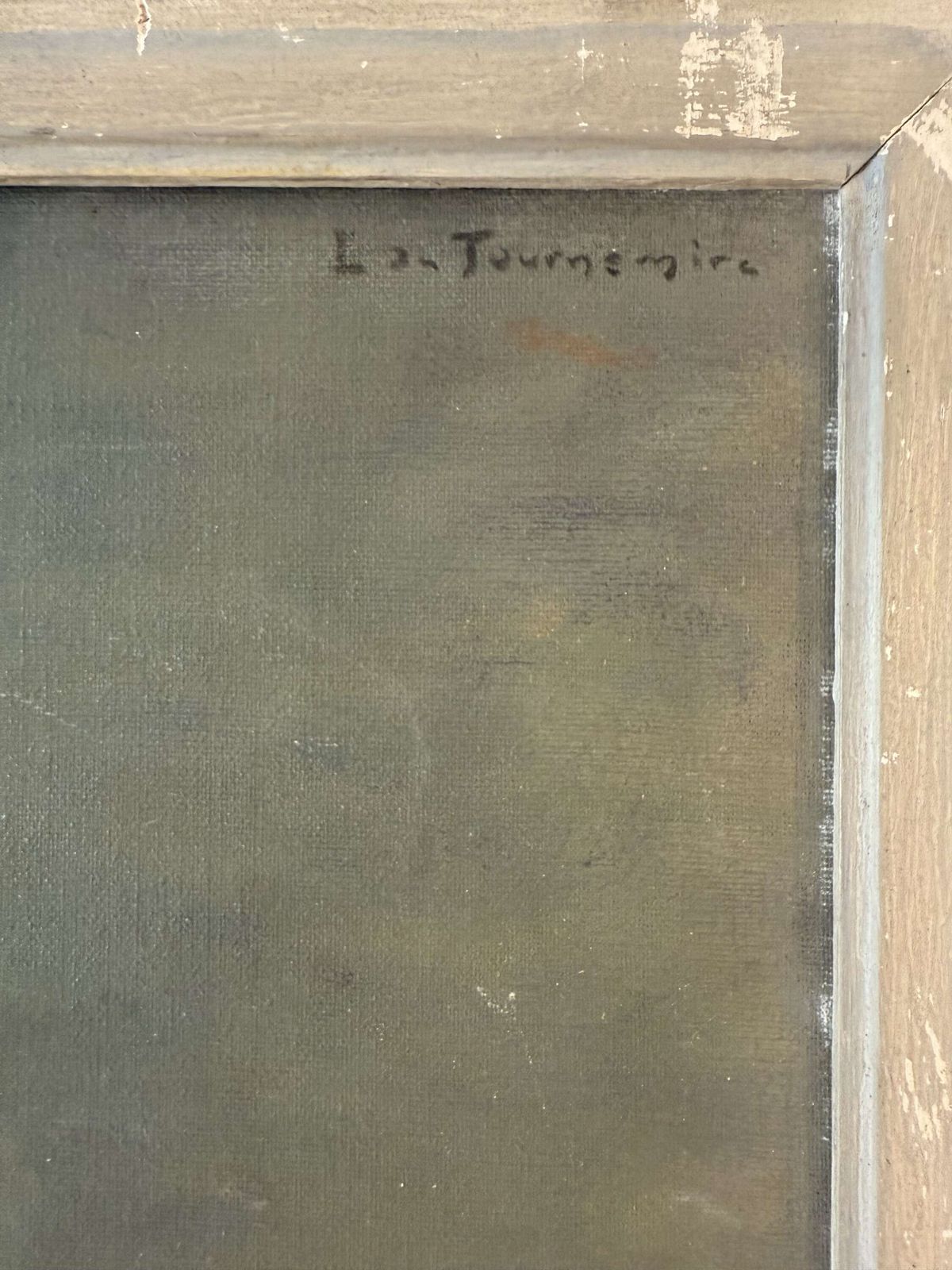 Mid Century Portrait Painting Of A French Gentleman photo Art