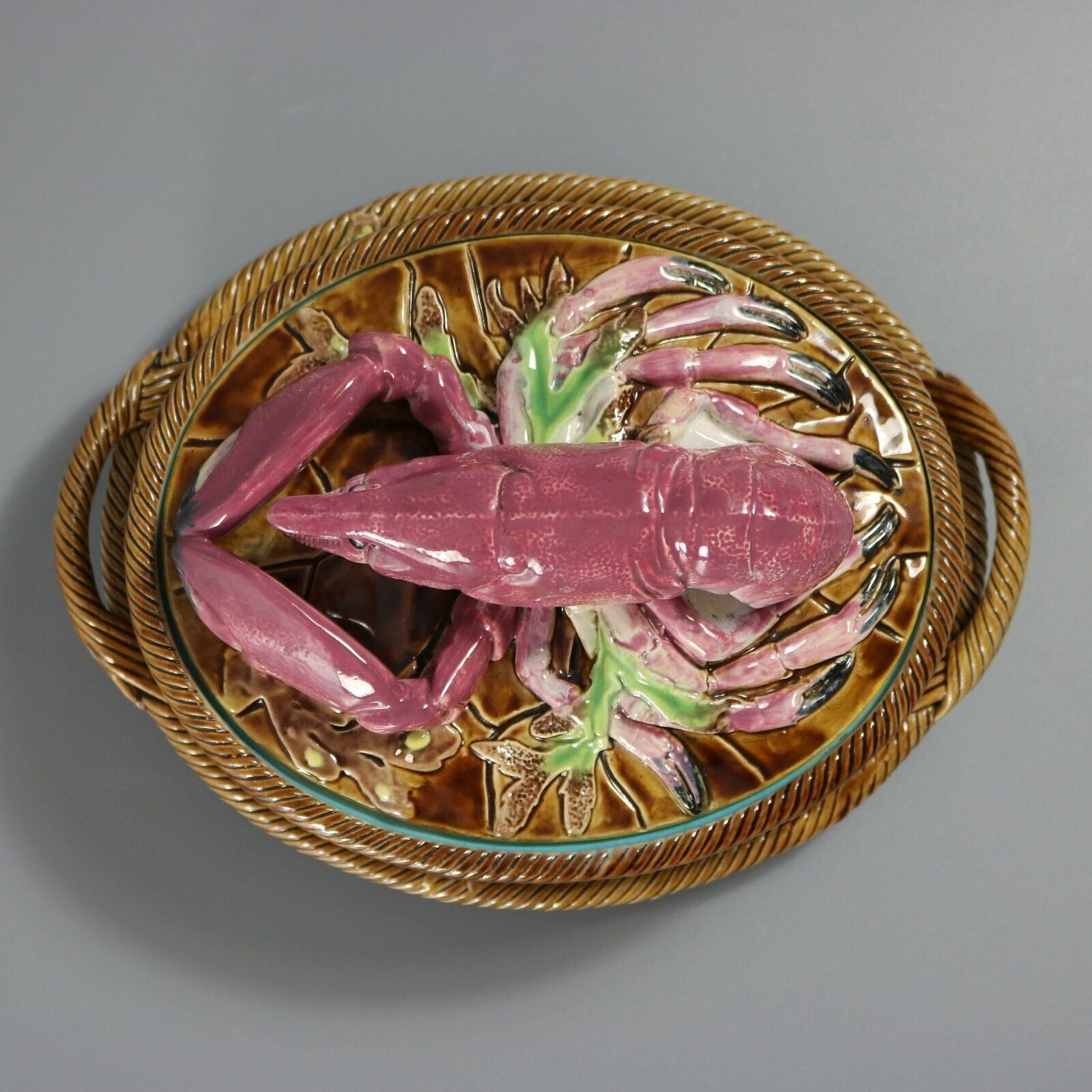 photo furniture George Jones Majolica Lobster Dish