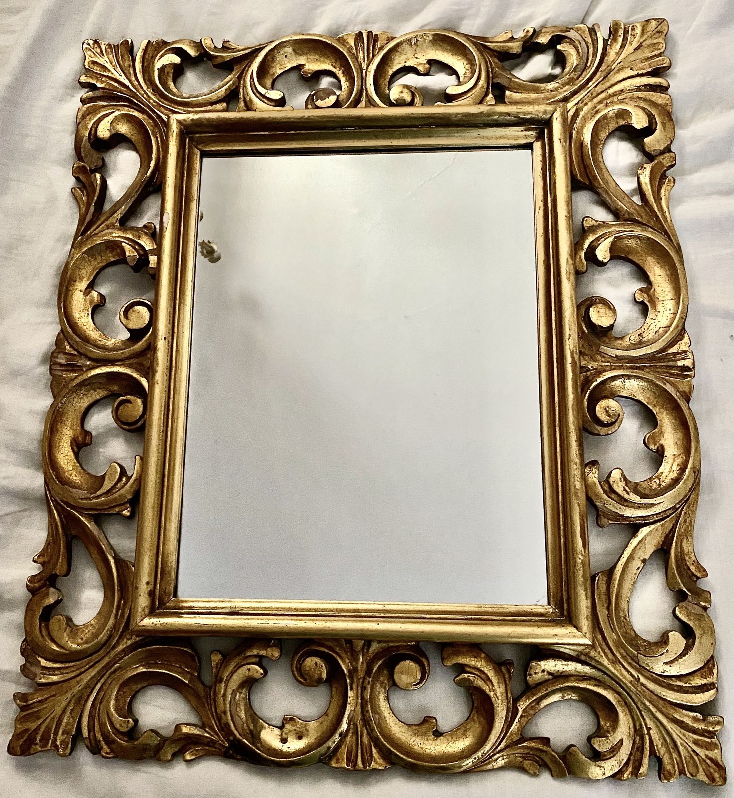 Antique Florentine Gilded Mirror. Late 19th Early 20th Century photo for sale