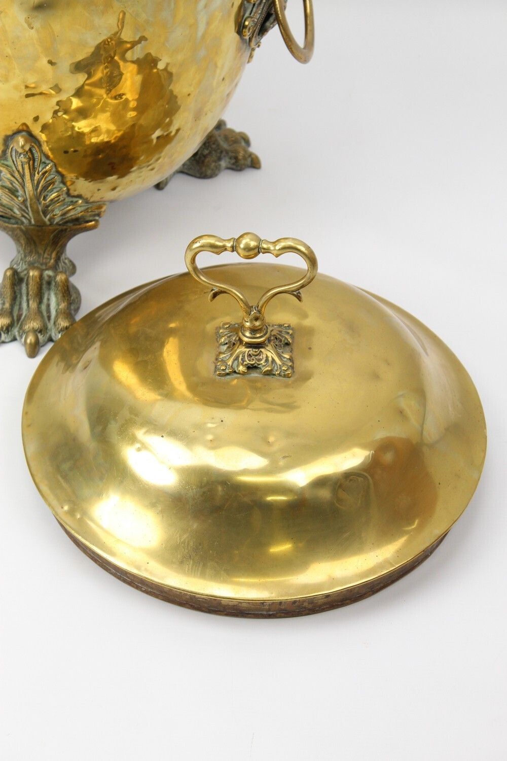 Large Victorian Brass Coal Bucket By William Soutter & Sons photo 350.0