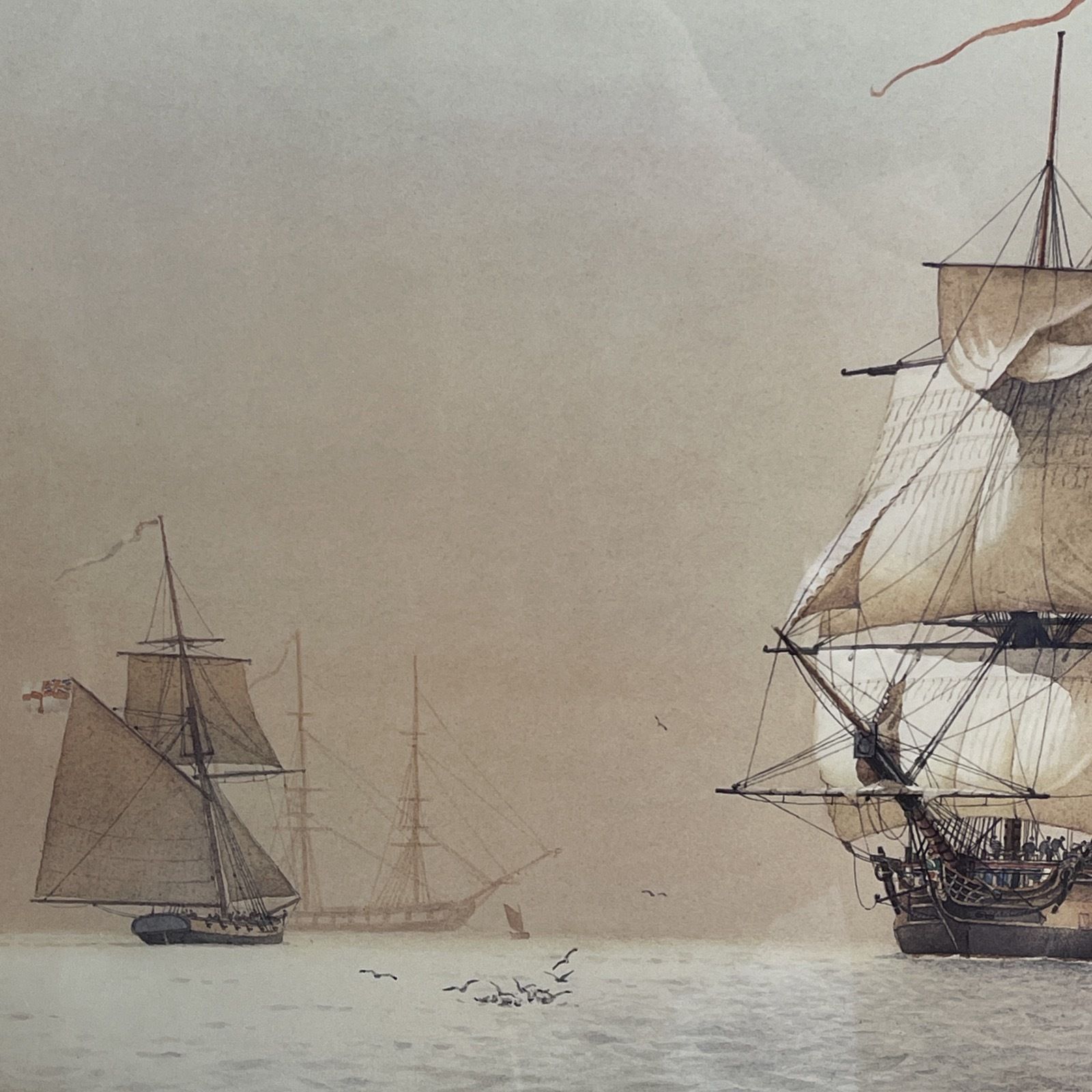Derek Gardner Fine Art Print Limited Edition Seafaring photo vinterior