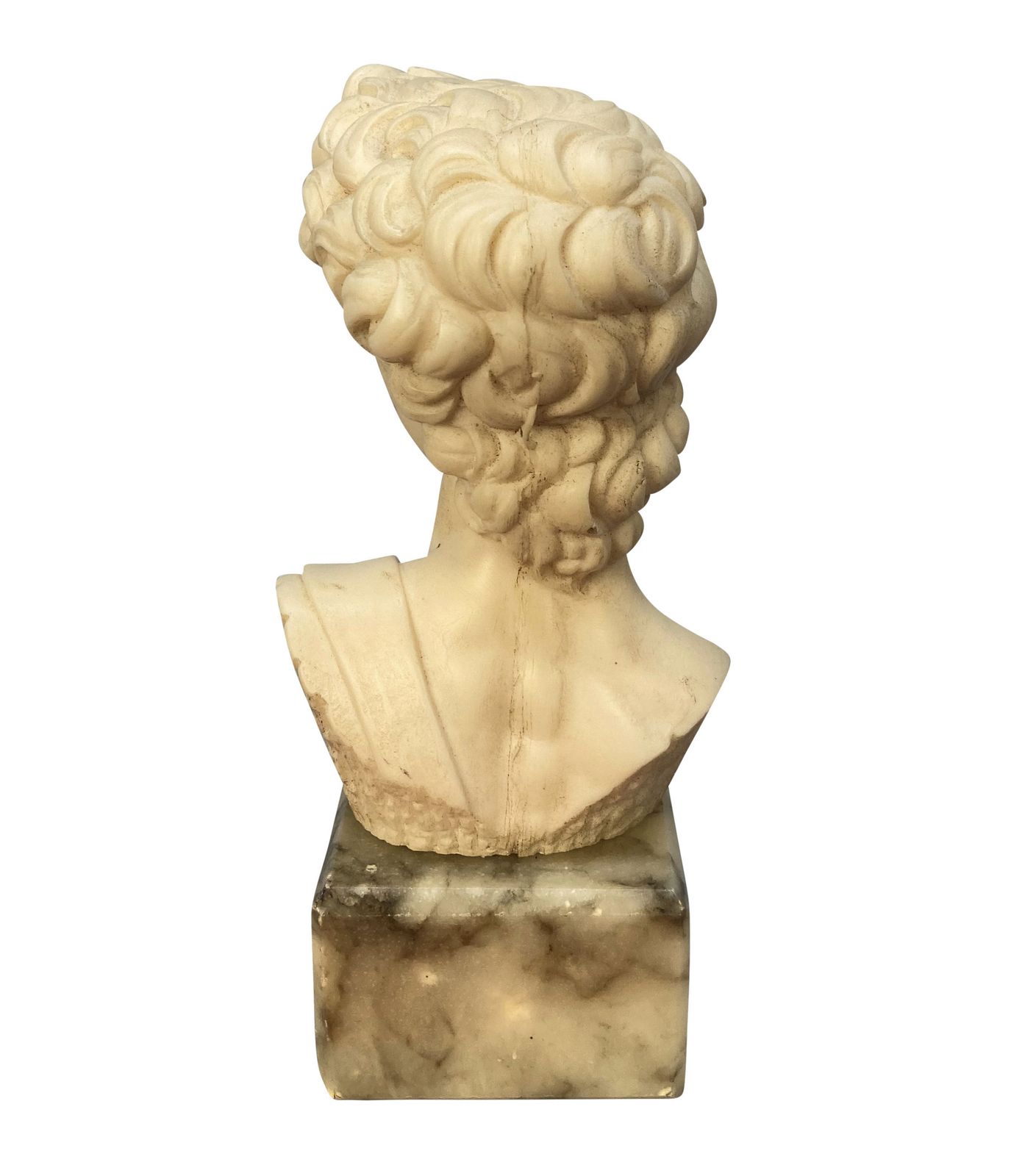 A Small Grand Tour Style Souvenir Of David On A Marble Plinth photo Art