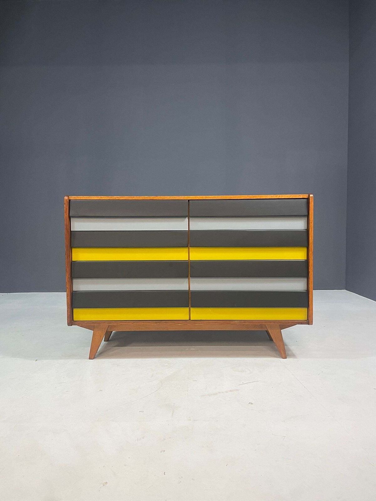 photo furniture Jiří Jiroutek Chest For Interiér Praha, Model U 452, Czechoslovakia 1960s